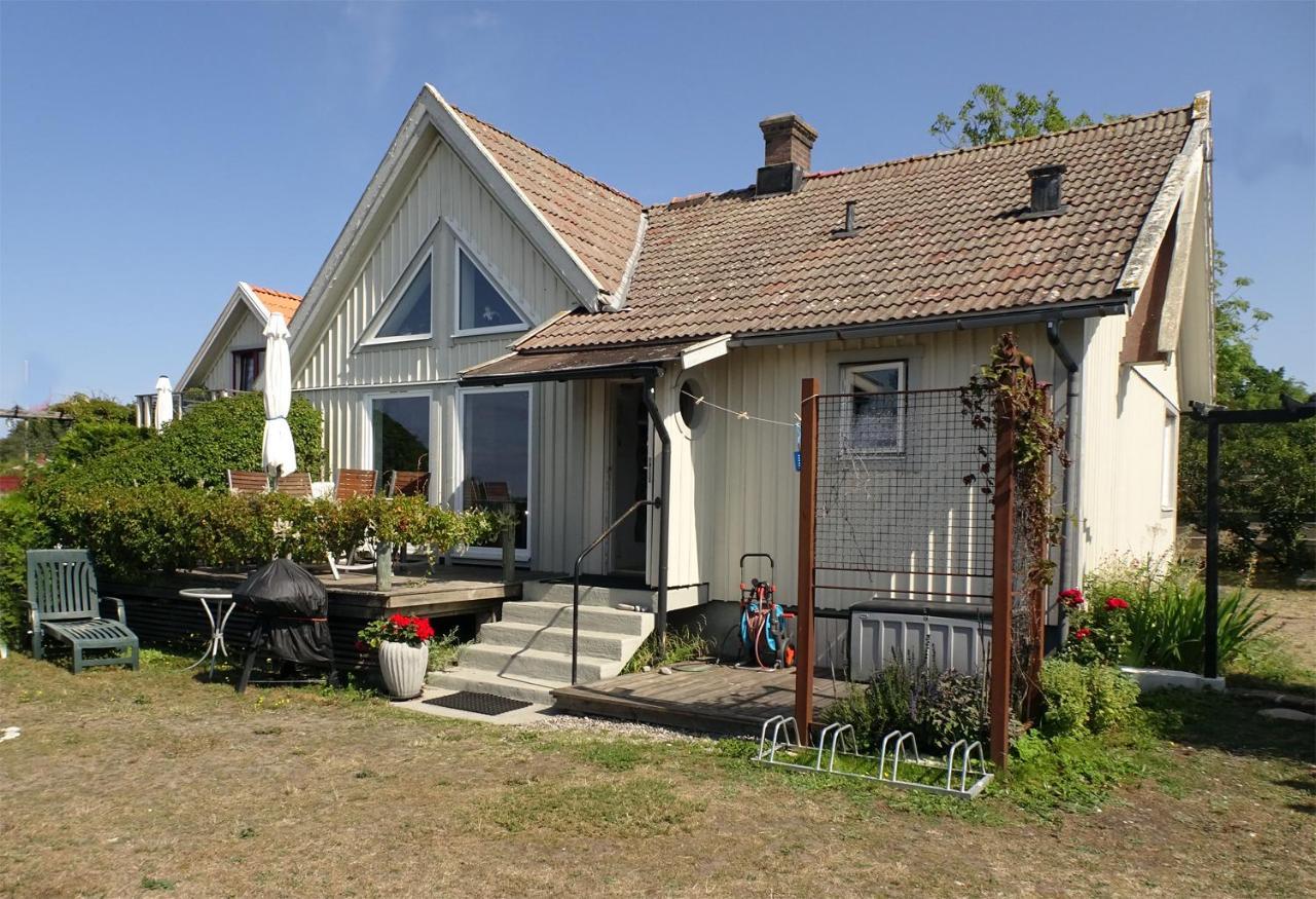Stuga m havsutsikt&50m till strand Byxelkrok Exteriör bild